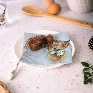 Wrendale Designs - Paper Napkins - Highland Cow Daisy Coo