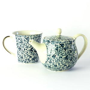 Japanese Teapot - Blue Kusa 400ml