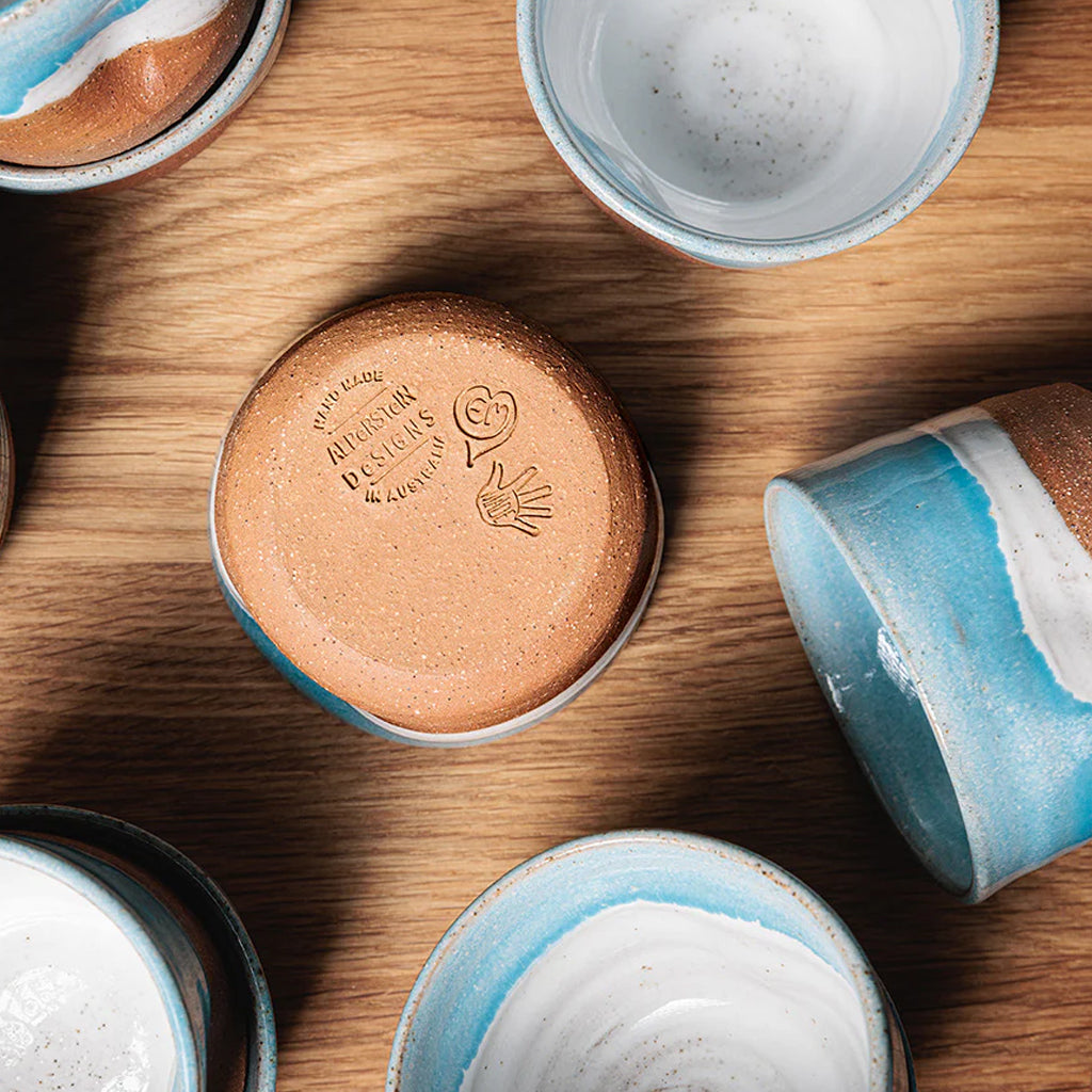 Alperstein - Hand Thrown Espresso Cup - Coastal Medium