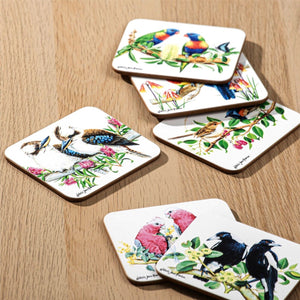 Ashdene - Australian Birds - Coasters Assorted 6pk