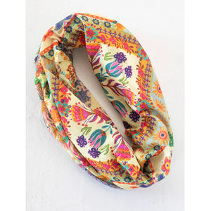 Natural Life - Boho Bandeau - Mandala Patchwork Cream