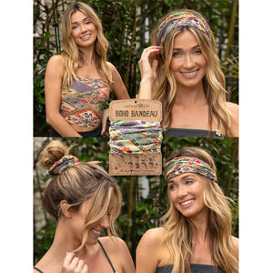 Natural Life - Boho Bandeau - Mandala Patchwork Cream