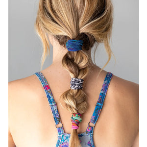 Natural Life - Boho Bands - Blue Floral 3pk