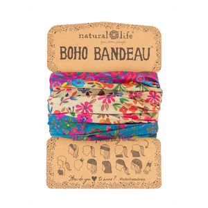 Natural Life - Boho Bandeau - Floral Border
