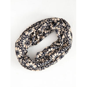 Natural Life - Boho Bandeau - Black White Daisies
