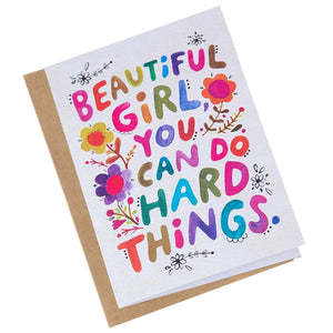 Natural Life - Greeting Card - Beautiful Girl