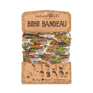 Natural Life - Boho Bandeau - Retro Daisies Cream