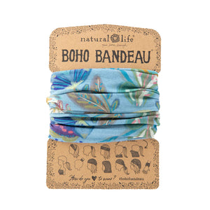 Natural Life - Boho Bandeau - Blue Folk Garden