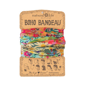 Natural Life - Boho Bandeau - Wildflower Border