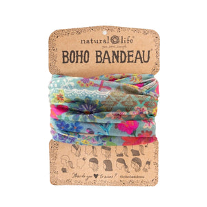 Natural Life - Boho Bandeau - Garden Patchwork Dusty