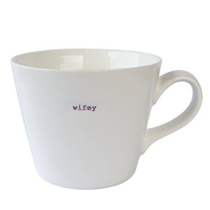 Word Bucket Mug - Wifey