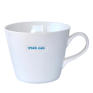KBJ - Word Bucket Mug - Yeah Nah