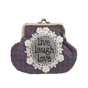 Natural Life - Boho Live Love Laugh - Coin Purse
