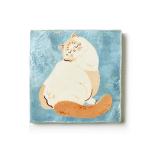 Jones & Co - Purr Persian Tile - Wall Art - Red Sparrow Tea Company