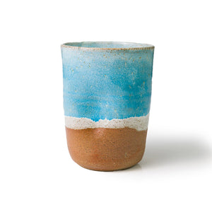 Alperstein - Hand Thrown Latte Cup - Coastal