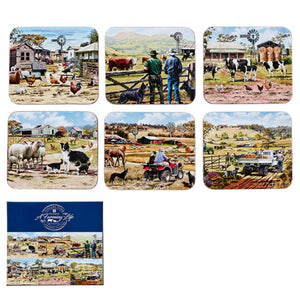 Ashdene - A Farming Life - Coasters Assorted 6pk