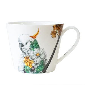 Marini Ferlazzo - Mug & Coaster – Sulphur-crested Cockatoo