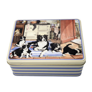 Tracy Hall - Border Collies Biscuit Tin