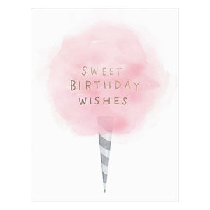 Birthday Card - Foil - Cotton Candy