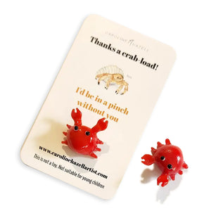 Caroline Hazell - Pocket Treasure Card Crab