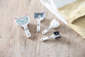 Measuring Spoons - Kitty Crew 4pcs Set