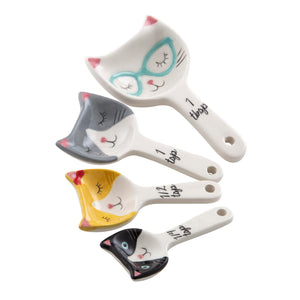 Measuring Spoons - Kitty Crew 4pcs Set