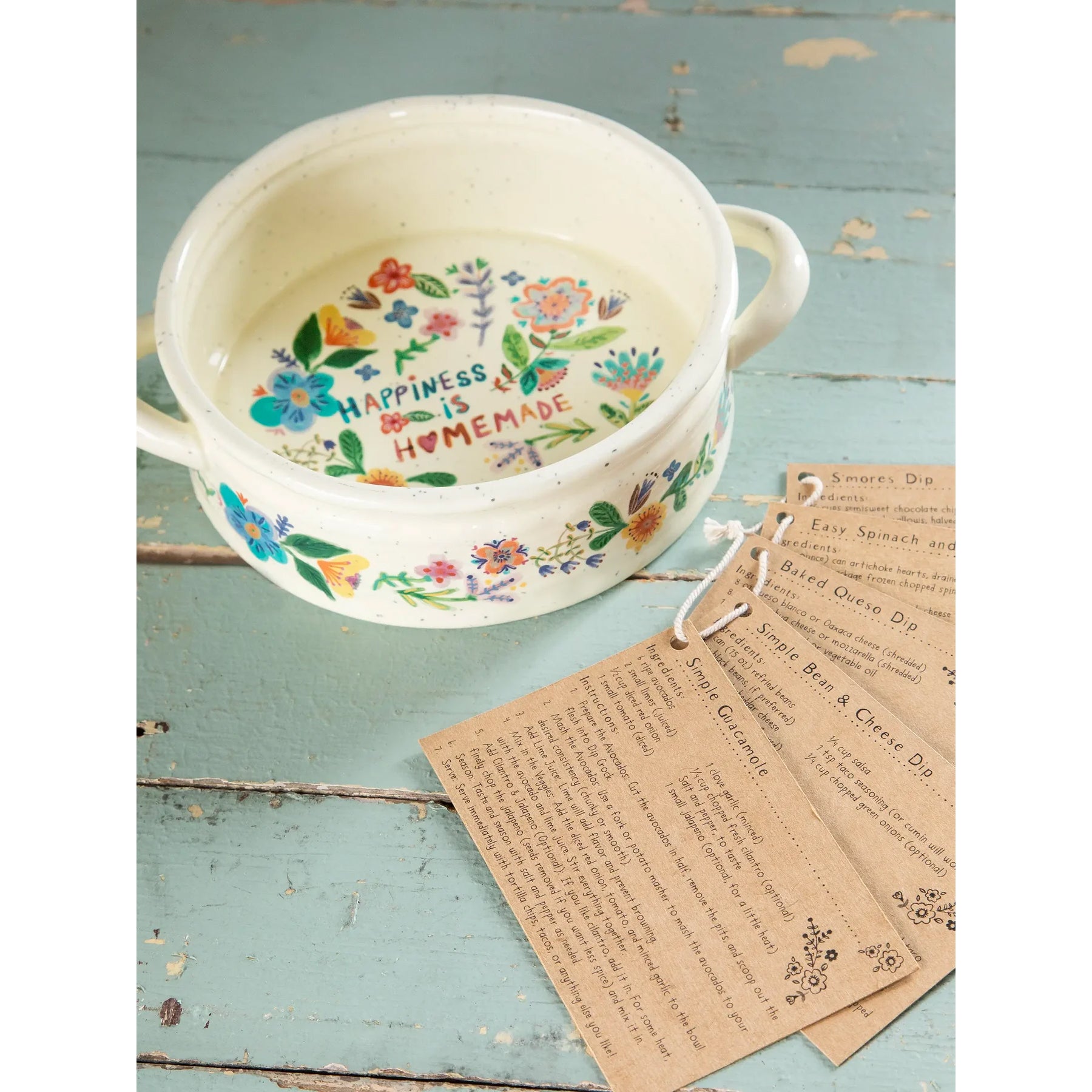 Natural Life - Dip Crock Bowl - Happiness Is Homemade