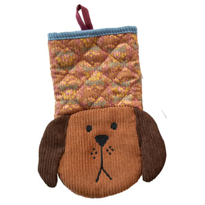 Natural Life - Dog Quilted Oven Mitt