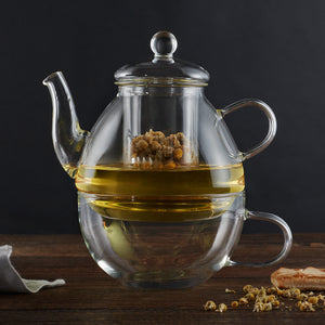 Leaf & Bean - Frankie Tea For One - Glass Teapot