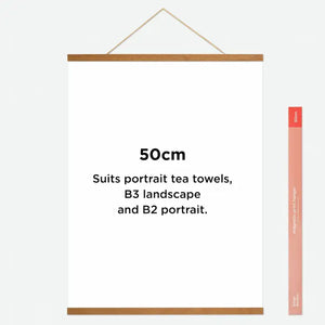 Print / Tea Towel Magnetic Hanger Frame - 50cm
