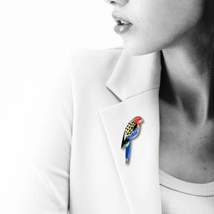 Selatan Brooch - Australian Eastern Rosella