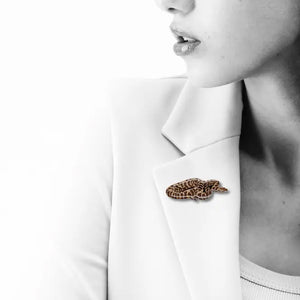 Selatan Brooch - Australian Stimson's Python