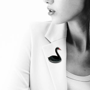 Selatan Brooch - Australian Black Swan