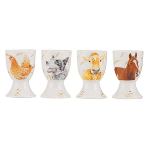 Ashdene - Farmyard Faces - 4pc Egg Cup Set