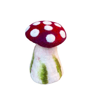 Himalayan Felt - Mushroom Red - Large