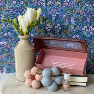 Felt Flower Air Fresheners - Blue Cypress & Jasmine
