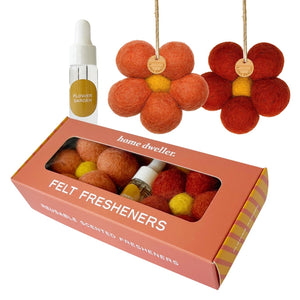 Felt Flower Air Fresheners - Flower Garden