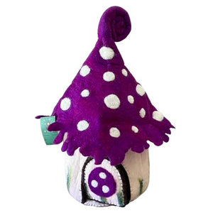 Himalayan Felt - Mushroom Home - Purple Large