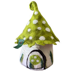 Himalayan Felt - Mushroom Home - Green Large