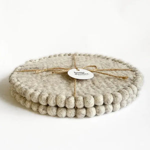 Felt Trivet Set - Cloud