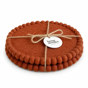 Felt Trivet Set - Spiced Cocoa