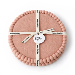 Felt Trivet Set - Blush