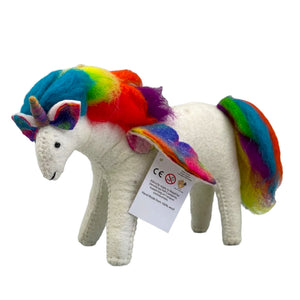 Himalayan Felt - Rainbow Unicorn - Large