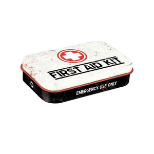 Nostalgic Art - XL Mint Tin - First Aid White