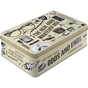 Nostalgic Art - Flat Storage Tin - Odds and Ends