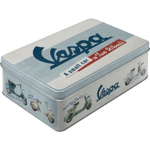Nostalgic Art - Flat Storage Tin - Vespa Chart