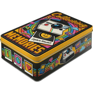 Nostalgic Art - Flat Storage Tin - Polaroid Collecting Memories