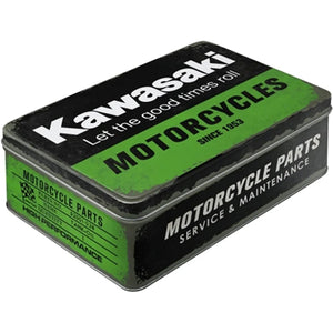 Nostalgic Art - Flat Storage Tin - Kawasaki Motorcycles