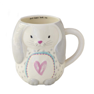 Folk Mug - Bunny - Some Bunny Loves You
