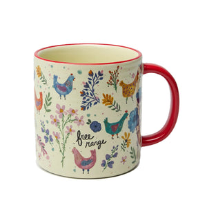 Bungalow Mug - Free Range Chickens